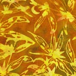 4056 bali orange med gult m�nster